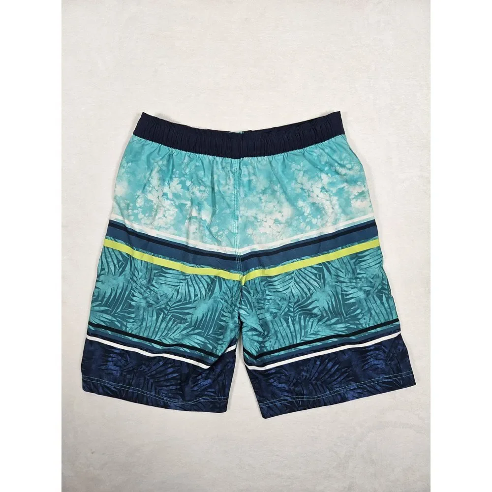 Speedo Men's Border Line Performance UPF 50 protection Shorts Blue Size Small‎